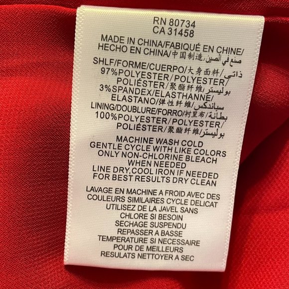 BCBGeneration Red Tank Dress with Pockets - Picture 5 of 6